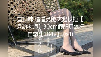 重口味 逼逼竟能夹起铁锤【运动老师】30cm假阳具疯狂自慰【184v】 (64)