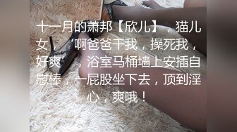 十一月的萧邦【欣儿】，猫儿女，‘啊爸爸干我，操死我，好爽’，浴室马桶墙上安插自慰棒，一屁股坐下去，顶到淫心，爽哦！