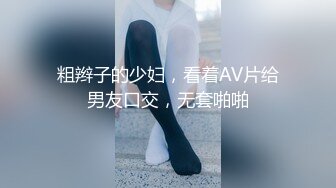 粗辫子的少妇，看着AV片给男友口交，无套啪啪