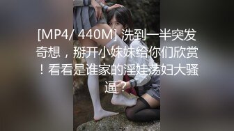 [MP4/ 440M] 洗到一半突发奇想，掰开小妹妹给你们欣赏！看看是谁家的淫娃荡妇大骚逼？