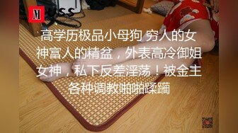 高学历极品小母狗 穷人的女神富人的精盆，外表高冷御姐女神，私下反差淫荡！被金主各种调教啪啪蹂躏