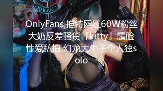 OnlyFans 推特网红60W粉丝大奶反差骚货「kitty」露脸性爱私拍 幻龙大牛子个人独solo