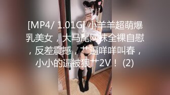 [MP4/ 1.01G] 小羊羊超萌爆乳美女，大马尾网袜全裸自慰，反差震撼，艹逼咩咩叫春，小小的逼被狠艹2V！ (2)